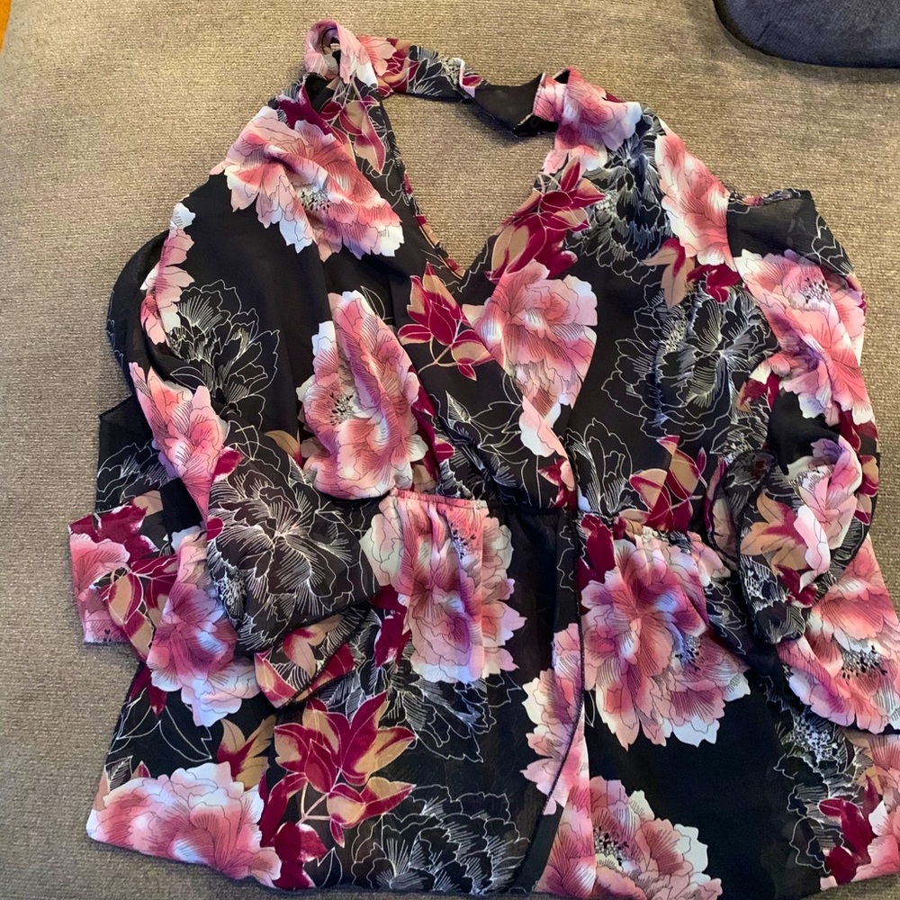 Floral Halter Dress